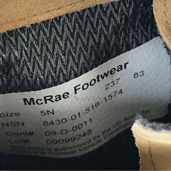 McRae Footwear Gore-Tex Military Combat Boots w/ Vibram Soles,‎ Unisex 5N main image 6